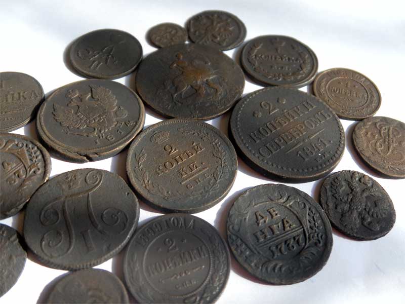 Способы очистки серебряных, медных и современных монет от ржавчины
