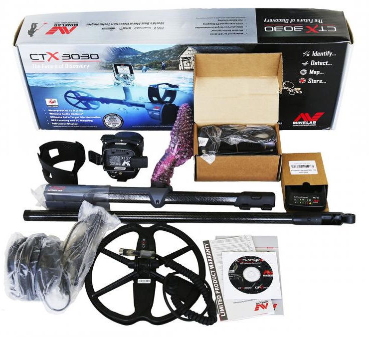 Комплектация металлоискателя minelab ctx 3030