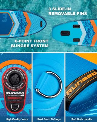 Надувная SUP-доска RUNEED EVEREST SUP 10'6" 320x81x15 см, полный комплект
