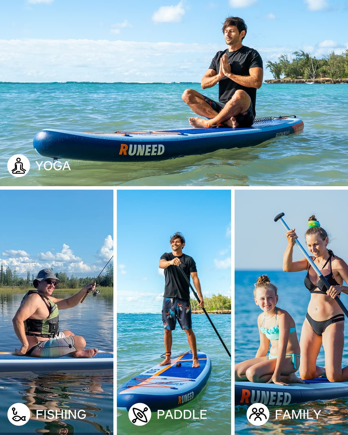 Decathlon надувная доска sup Compact 100 l