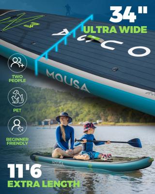 Надувная SUP-доска MOUSA 2023 NEW 11,6' 350x86x15 см