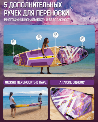Надувная SUP-доска WETARE Coral Queen 11'6" 350*88*15 см