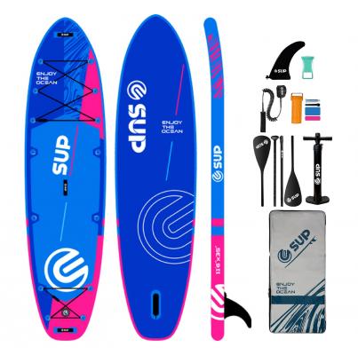 Надувная двухслойная SUP-доска E-SUP DAZZLING BLUE 11'6" 350-86-15 см