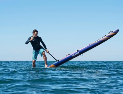 Надувная двухслойная SUP-доска E-SUP ENCOUNTER RAINBOW 12'6" 384-71-15 см