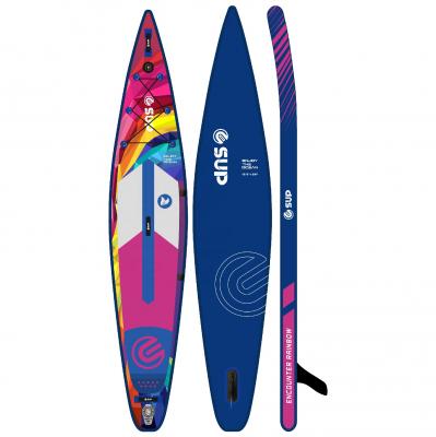 Надувная двухслойная SUP-доска E-SUP ENCOUNTER RAINBOW 12'6" 384-71-15 см