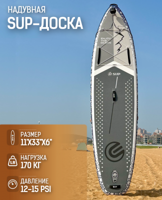 Надувная двухслойная SUP-доска с подсветкой E-SUP NAVIGATOR GLOW 11' 335-84-15 см 