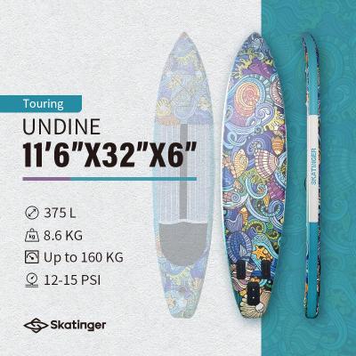 Надувная двухслойная SUP-доска SKATINGER UNDINE 11'6"x32"x6" 350*81*15CM